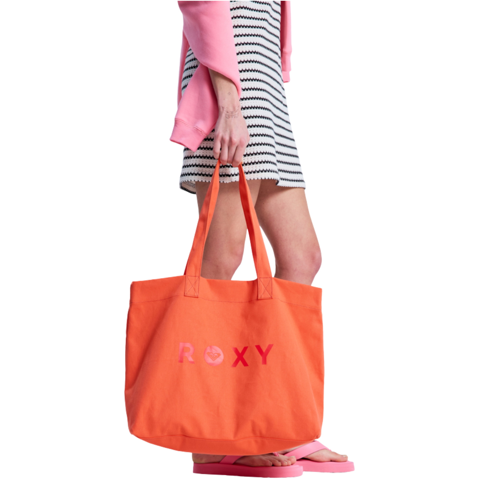 2026 Roxy Womens Go For It Tote Bag ERJBT03427 - Camellia